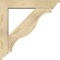 Ekena Millwork Funston Traditional Rough Sawn Bracket w/ Offset Brace, Douglas Fir, 6"W x 30"D x 30"H BKT0604X30X30FST01RDF - alternate 3
